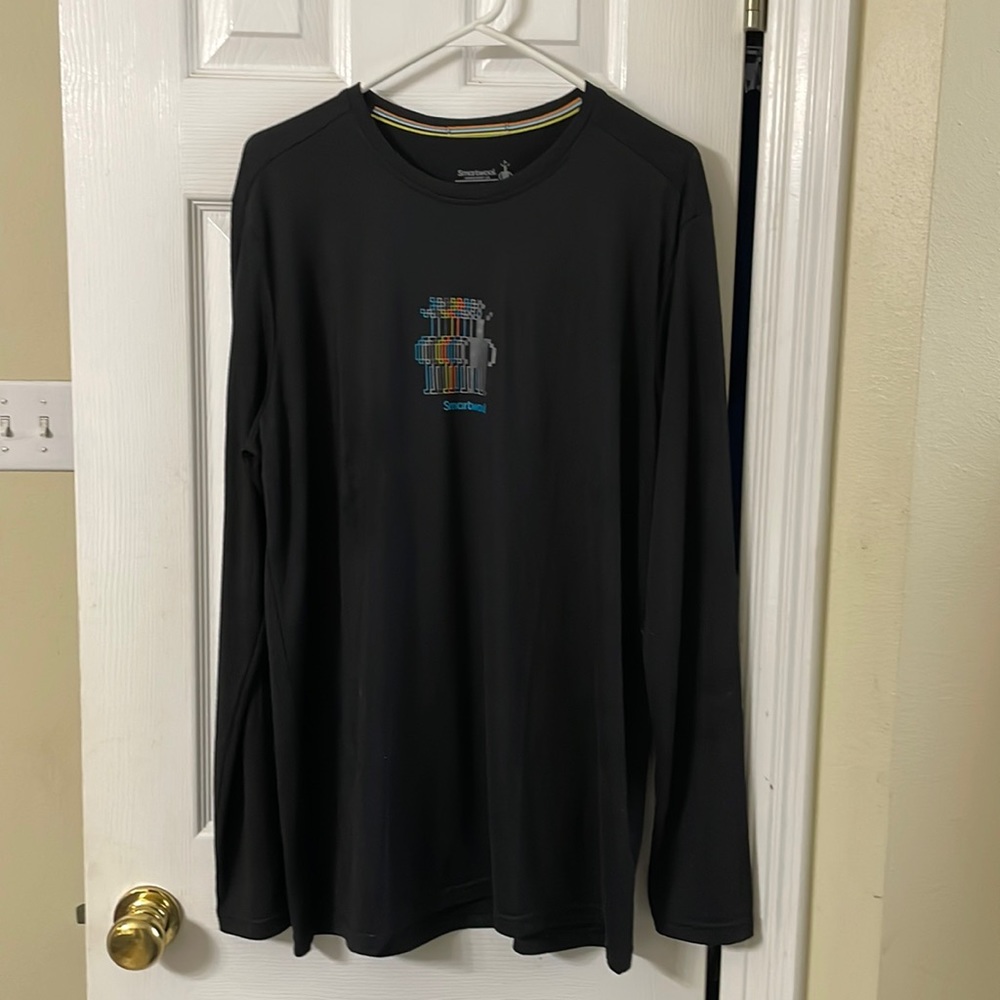 Smartwool Merino Sport 150 Logo Long-Sleeve Graphic T-Shirt - Men's size large.